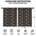 thumbnail image 2 of Blackout Kids Curtains,Paw Prints and Bones Childrens Insulated Curtains Set Of 2,Bedroom Essentials,Toddler Room Decor 42x54in(106x137cm), 2 of 4