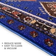 thumbnail image 4 of Runner Rug for Hallway Southwestern Blue Color 26 Inch or 31 Inch Wide by Your Length Choice Slip Resistant Rubber Backing Stain Resistant Pile Stair Runner, 4 of 5