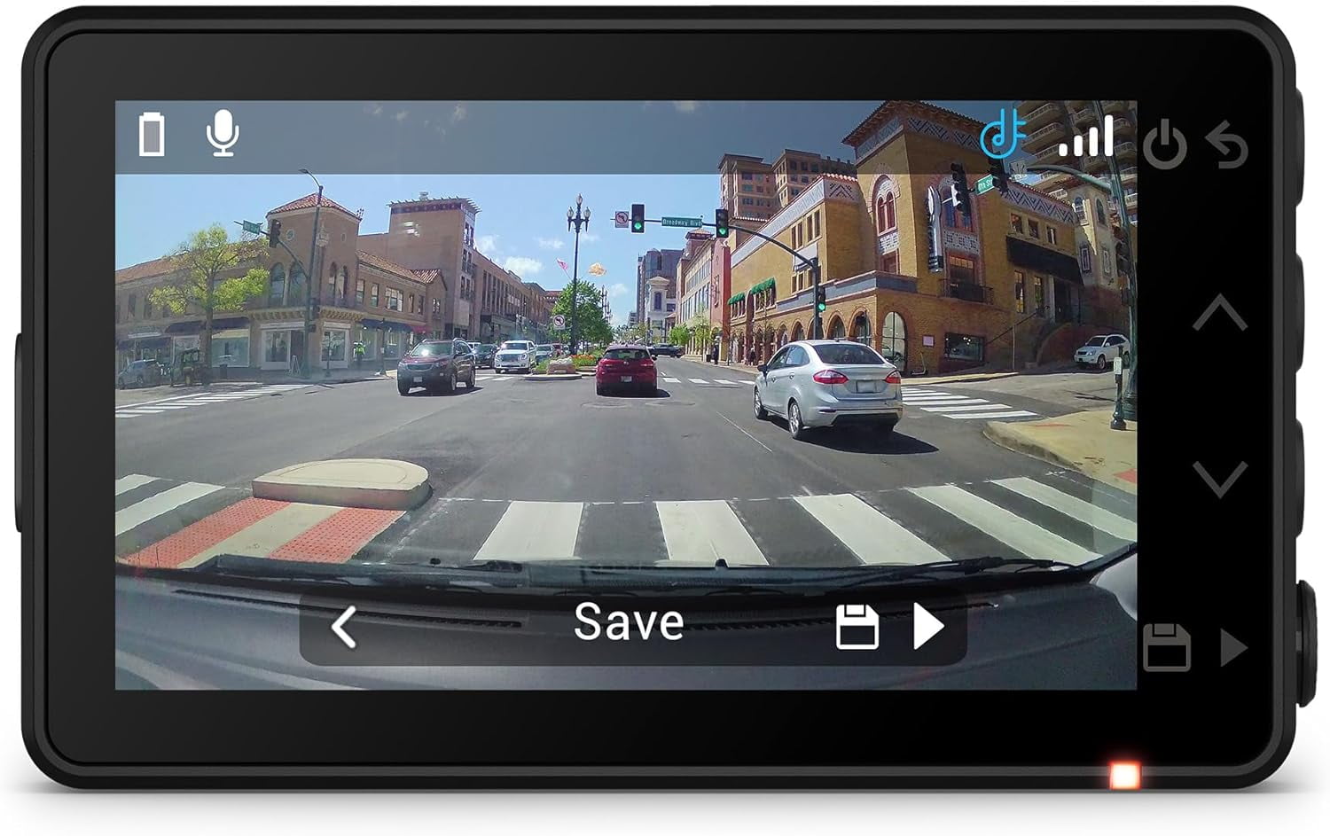 Garmin Dash Cam™ X110, Compact 1080p HD Dash Cam with a 140-degree Field of View, Built In Clarity™ Polarizer, Voice Controlled, GPS, 2.4” Display, Automatic Recording