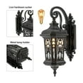 thumbnail image 6 of Garden Lamp Outdoor Wall Mounted Sconce Porch Light Exterior Wall Light Fixture Without Bulb, 6 of 15