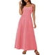 thumbnail image 1 of Vestido PRETTYGARDEN Maxi Rojo a Cuadros con Escote Cuadrado XL, 1 of 8