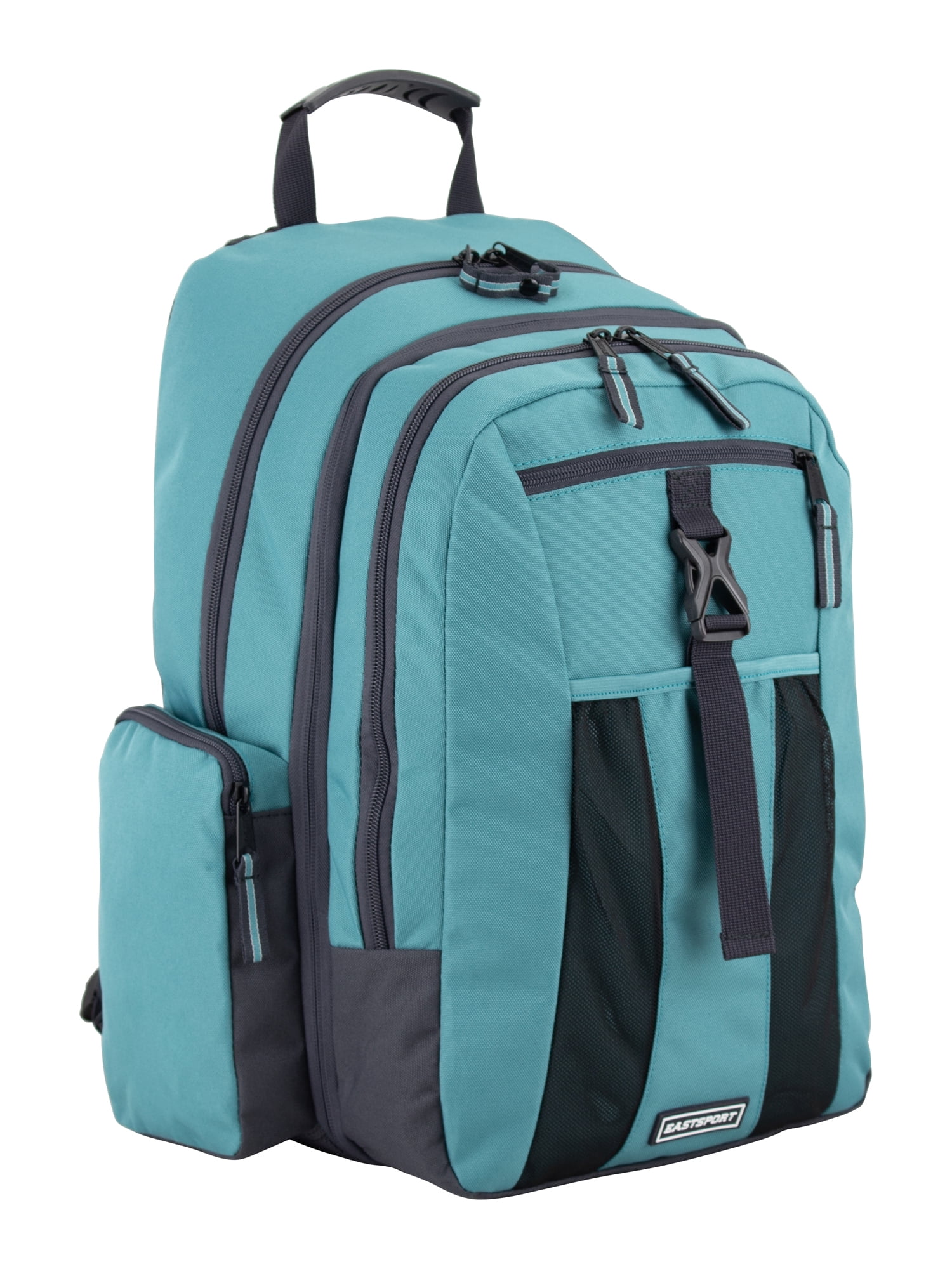 Eastsport Unisex 19" Premier Expandable Recycled Backpack, Soft Teal