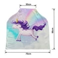 thumbnail image 2 of PKQWTM cute little unicorn Nursing Cover Baby Breastfeeding Infant Feeding Cover Baby Car Seat Cover, 2 of 2