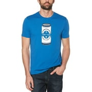 Original Penguin Mens Thirst Place Graphic T-Shirt (Classic Blue Thirst Place, XL)