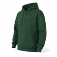 thumbnail image 6 of Trgacdwlo Oversized Hoodie Men Solid Color Long Sleeve Hooded Sweatshirts for Men Workout Fall Winter Pullover for Men with Pocket Dark Green 5XL, 6 of 6