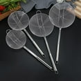 thumbnail image 2 of AMLESO Strainer Skimmer Ladle Stainless Steel Metal Frying Basket With Handle 14cm, 2 of 3