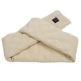 thumbnail image 3 of Bufanda térmica suave, lavable, eléctrica, con alimentación por USB, ajustable en 3 temperaturas, para interior y exterior, color beige, 3 of 14