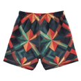thumbnail image 7 of FORMRS Boys Swim Trunks Quick Dry Mesh Liner Boardshorts Sizes XS-XL, Red Abstract, 7 of 7