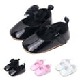 thumbnail image 4 of Otqutp Toddler Girls Mary Janes Patent Leather Shoes Princess Flats for Girls Soft-Soled Flat Shoes Cute Bow First Walkers, 4 of 8