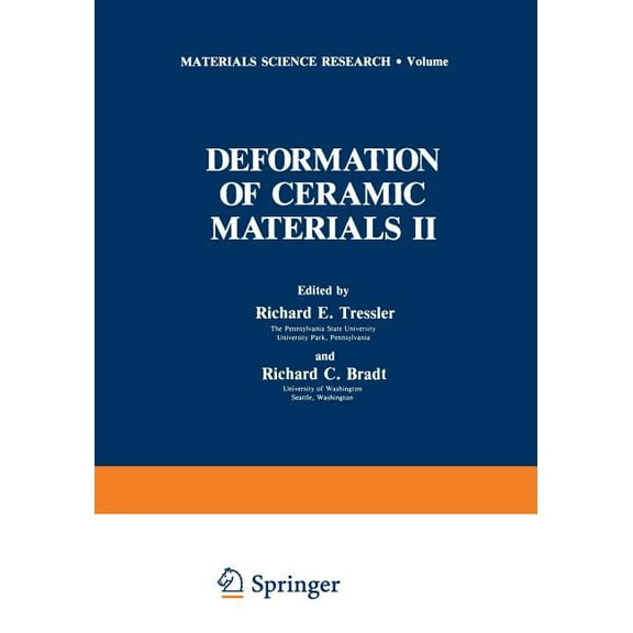 Materials Science Research Deformation of Ceramic Materials II, Book 18, (Paperback)