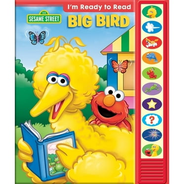 Sesame Street Elmo, Big Bird, and More! - I'm Ready to Read with Big Bird - Interactive Read-Along Sound Book - Great for Early Readers - PI Kids