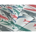 thumbnail image 4 of Ambesonne Fish Quilted Bedspread Set 3 Pcs, Colorful Shark Patterns, Queen Size, Multicolor, 4 of 5