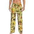 thumbnail image 2 of Kdxio Ethnic African Print Men's Sleep Pajama Pant Lounge Pants with Pockets, 2 of 8