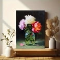 thumbnail image 6 of Peony Still Life Oil Painting Canvas Print Wall Art for Living Room Office Hotel Entryway, 6 of 8