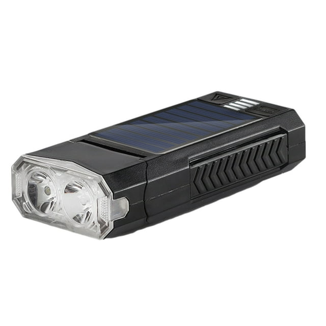 Bicycle Headlight with Speaker Solar Rechargeable Bike Light Set