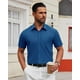 thumbnail image 2 of Vestido Shirt Alimens & Gentle de manga corta para hombre, color azul pavo real, 2 of 6