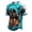 C347 Light Blue, variant on CONZONE Halloween Toddler Boys Tshirts Short Sleeve Graphic Tees for Boys Crew Neck Spooky Season Fashion Tops