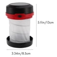 thumbnail image 6 of Solar Powered LED Camping Lantern USB Collapsible Solar Portable Chargeable for Hiking Camping Tent Hunting Red, 6 of 6