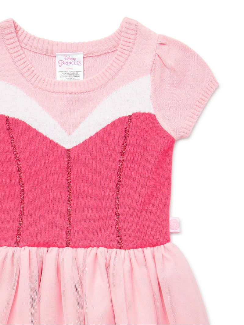 Disney Princess Toddler Girl Sleeping Beauty Cosplay Sweater Dress, Sizes  12M-5T - Walmart.com