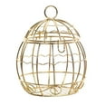 thumbnail image 1 of Soporte Pequeño Para Comedero De Pájaros Con Bola Gorda Colgante Para Alimentación De Hierro Forjado, Jardín Al Aire Libre, Vida Silvestre, Pájaros, Pinzón, Gorrión, Petirrojo Minnieouse PT002589-02, 1 of 6