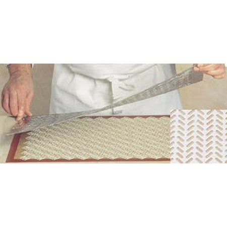 

Decorating Stencil Grill STAINLESS STEEL Herringbone Design