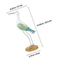 thumbnail image 5 of LOLIPPYY 2Pcs Green Wooden Bird Craft Seagull Sculpture for Natural Atmosphere Decoration, 5 of 6