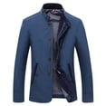 thumbnail image 5 of Chaqueta de hombre de primavera y otoño Chaqueta de traje de hombre Chaqueta fina de una pieza Entallada, 5 of 5
