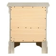 thumbnail image 5 of Maklaine Contemporary 2 Drawer Nightstand in Silver Champagne, 5 of 5