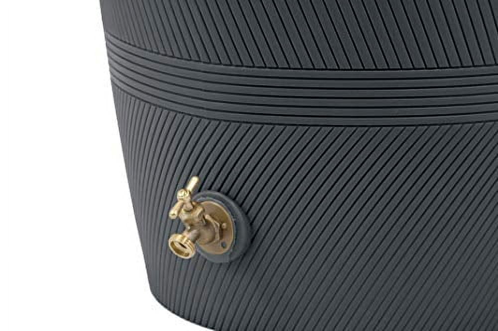 Good Ideas Impressions Havana 50 Gallon Rain Saver - Dark Granite