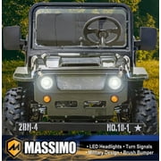 Massimo Mini 125 Go Kart 125cc 9HP 2-Seater 25 MPH Go Cart - Green
