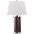 thumbnail image 2 of Safavieh Leather 25 in. H Retro Column Table Lamp, Set of 2, 2 of 5