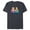 Navy Heather, variant on Disney Channel Liv and Maddie - Short Sleeve Blended T-Shirt for Adults - Customized-Dark Heather