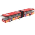 thumbnail image 2 of Autobús Articudo de 7 Pulgadas Sunnimix Juguetes para Autos Vehículos de Juguete rojo Autobús fundido a troquel de la aleación, 2 of 8