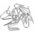 thumbnail image 1 of 140 Piezas Picos de Acero Galvanizado Picos para Cercas Púas de Malla de Alambre 1,2 x 1,9 cm Grapas de Clavos para Vallas en Forma de U para Vallas Clip de Malla de Alambre Galvanizado para Redes, 1 of 5