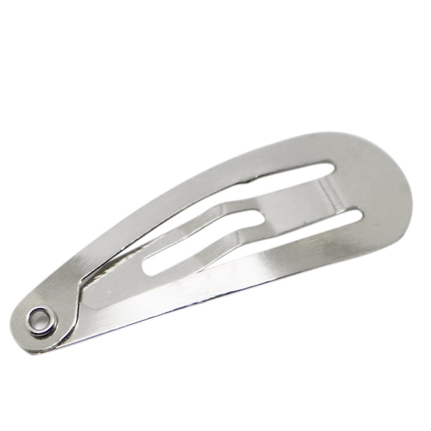 Qarigey 100 piezas pinzas para el cabello plateadas gota de agua horquilla suministros para fiestas decoración de la cabeza accesorios de estilismo Accesorio para el cabello 3cm Qarigey AP011829-01