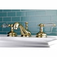 thumbnail image 2 of Kingston Brass KS1162WLL 8 in. Widespread Bathroom Faucet, Polished Brass, 2 of 3