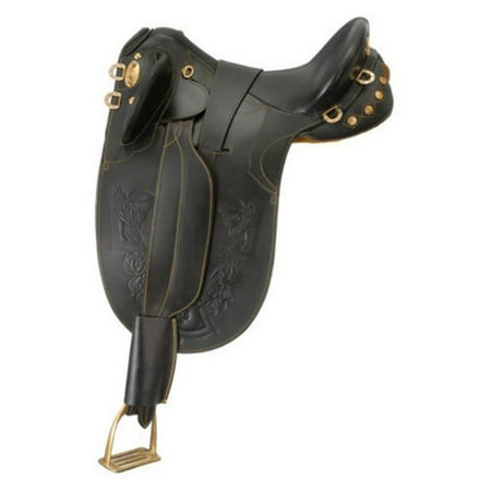Australian Outrider Collection Stock Poly Saddle without Horn