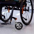 thumbnail image 1 of BESTYASH 2 Pcs Roulements de Roue de Scooter Roulement de Roue avant de Fauteuil Roulant Pièces de Rechange en Fer Argenté pour Marcheurs, 1 of 8