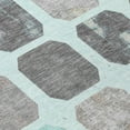 thumbnail image 2 of Dalyn Rugs Machine Washable Indoor/Outdoor Chantille Teal 3' x 5' Rug, 2 of 9