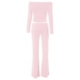 thumbnail image 5 of Sngxgn Women's Pajama Set - Long Sleeve Button up Sleep Shirt and Lounge Pants - Sleepwear for Women(Pink,S), 5 of 5