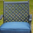 thumbnail image 6 of Patio Festival Metal 5-Piece Outdoor Dining Set in Blue & Black, 6 of 9