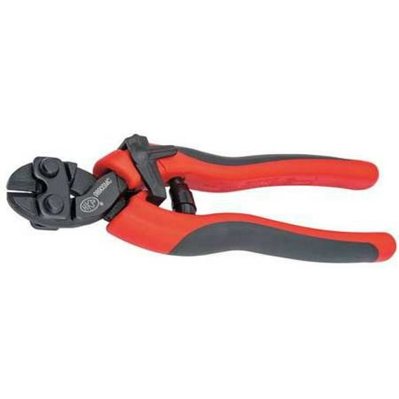 Crescent H.K. Porter Compact Bolt Cutter with Co-Molded Grip, Spring Return and Locking Latch - 0890SMC