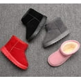 thumbnail image 3 of Boys Girls Fur Lined Snow Boots Outdoor Warm Winter Flat Shoes(Toddler/Little Kid), 3 of 5