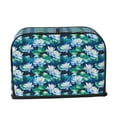 thumbnail image 2 of Picia Blue Lotus Flower Print 2 Slice Toaster Cover , Toaster Protector Dustproof Kitchen Appliance Cover, Kitchen Appliance Dustproof Protector, 2 of 7
