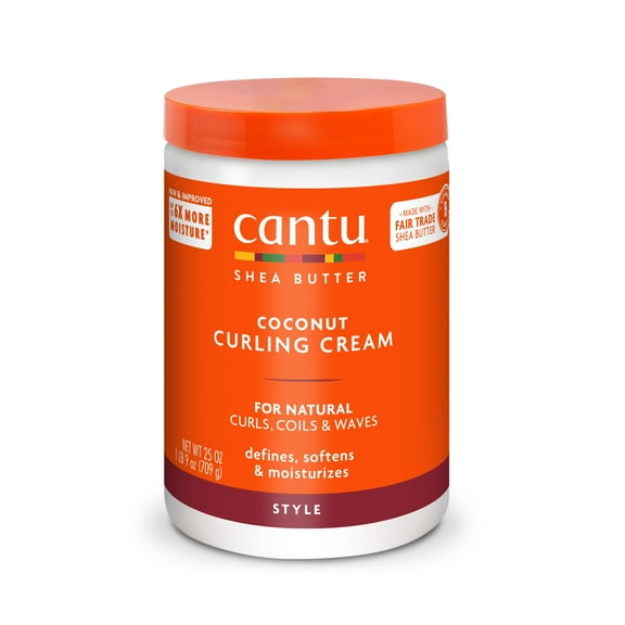 Cantu Coconut Curling Cream with Shea Butter, 25 fl oz
