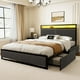 thumbnail image 5 of Base Cama Terciopelo Queen, 5 of 7
