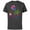 Charcoal, variant on Disney 100 Stitch in Costume Cheshire Cat Wonderland Welcome - Short Sleeve Cotton T-Shirt for Adults - Customized-Black