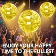 thumbnail image 6 of Cixusio 12/16/20-Inch Disco Ball/USB Powered Disco Ball,– Large Mirror Ball Hanging Party Disco Ball Decor for Christmas, Weddings, Events, and Dance Parties,Golden-16 in, 6 of 16
