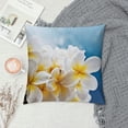 thumbnail image 2 of Chilfamy Yellow Flowers Pillow Covers Square 1PC Indoor Outdoor Pillow Case for Couch Sofa 24x24in, 2 of 5