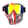 thumbnail image 1 of Retro Motorcycle Goggles for Off Road Racing Ski Wind and Riding Eyewear with Durable Lens, 1 of 9